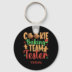 Cookie Baking Team Tester Name Holiday Toddler T S Keychain
