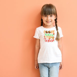 Cookie Baking Team Tester Name Holiday Toddler T-shirt