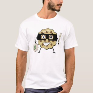 Cookie Bandit - Funny Character Illustration T-Shirt