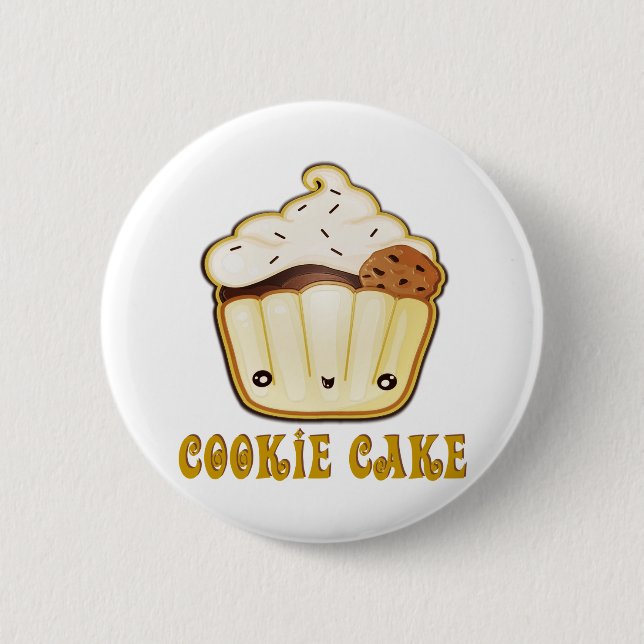 Cookie Cake 2 Inch Round Button (Front)