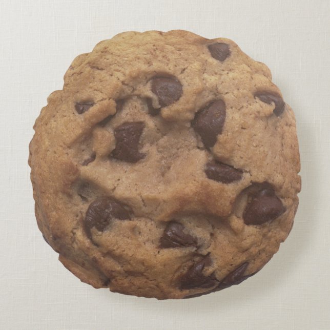 cookie chocolate chip round pillow (Front)
