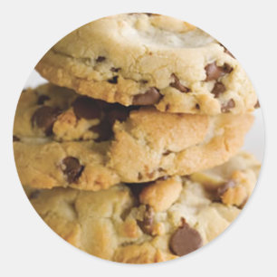 Cookie Chocolate Classic Round Sticker