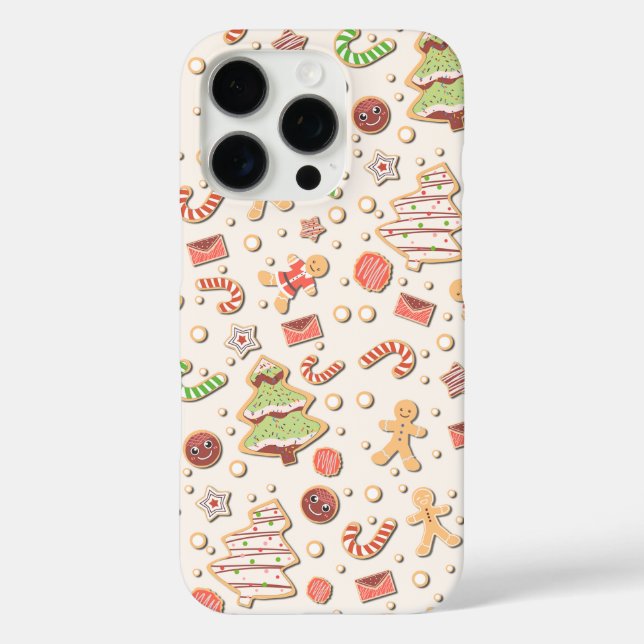 Cookie Christmas Pattern - Sweet and Festive Case-Mate iPhone Case (Back)