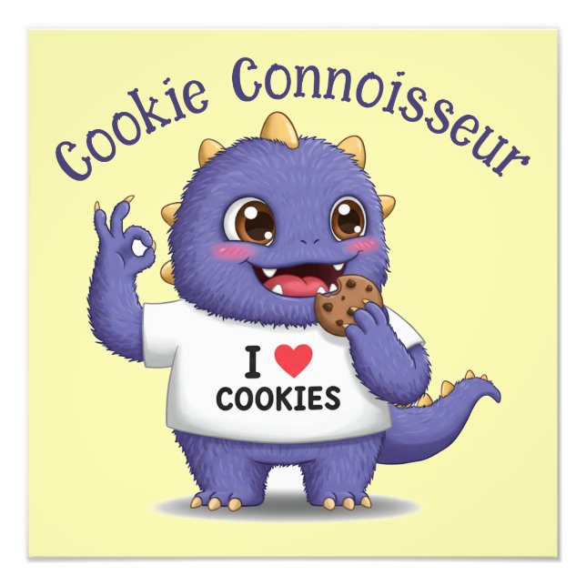 Cookie Connoisseur Photo Print (Front)