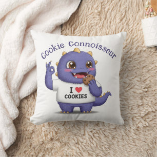 Cookie Connoisseur Throw Pillow