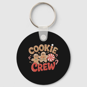 Cookie Crew Gingerbread Christmas Family Baking Te Keychain