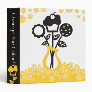 cookie cupcake bouquet baking recipe binder