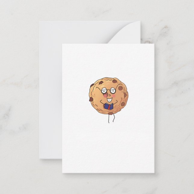 Cookie, cute food theme card (Front)