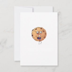 Cookie, cute food theme thank you card