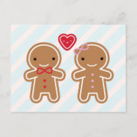 Cookie Cute Kawaii Gingerbread Couple