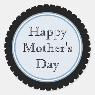 Cookie Cutter Blue Mother's Day Stickers