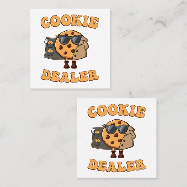 Cookie Dealer Funny Baking Loyalty Card (Front/Back)