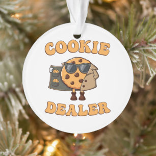 Cookie Dealer Funny Baking Ornament
