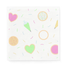 Cookie Decorating Birthday Lunch Napkin Collection