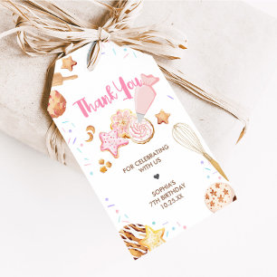 Cookie Decorating Birthday Party Favor Tags