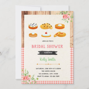 Cookie decorating bridal shower invitation