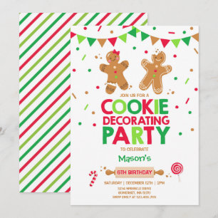 Cookie Décoration Fête Invitation Fête Fête