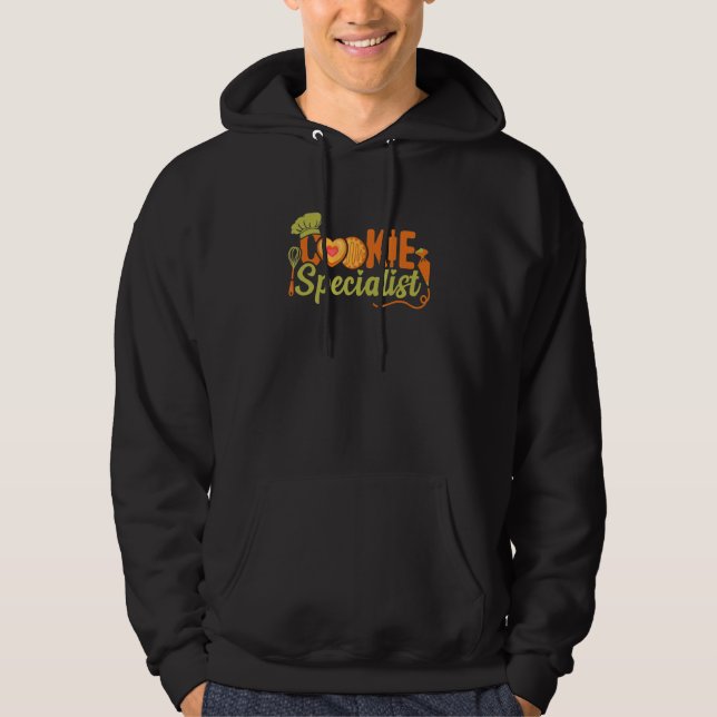 Cookie Decorator Specialist Baker Pastry Chef Baki Hoodie (Front)
