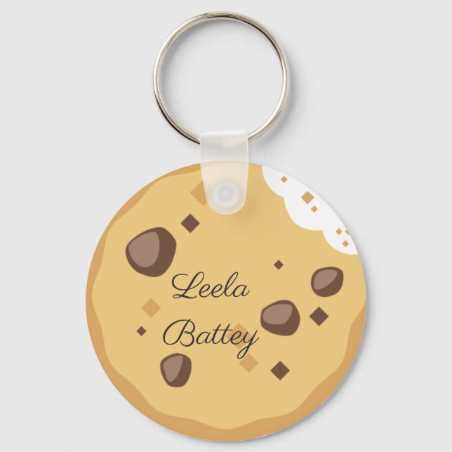 Cookie Emoji Keychain (Front)