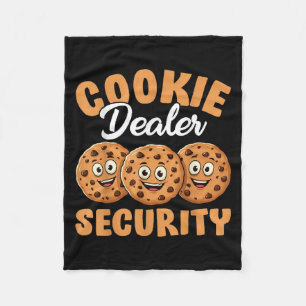Cookie Er Security  Fleece Blanket