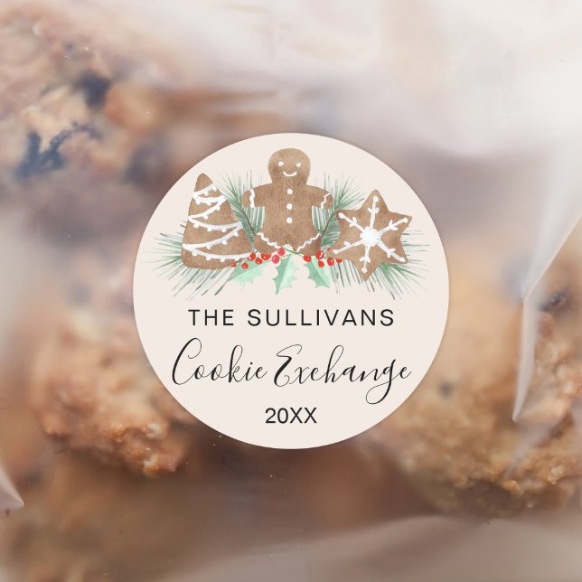 Cookie Exchange Classic Round Sticker (Creator Uploaded)