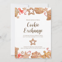 Cookie Exchange Holiday Party Invitations