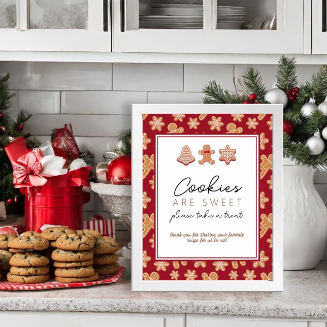Cookie Exchange Party Favour Table Sign (Creator Uploaded)