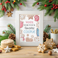 Cookie Exchange Table Sign.