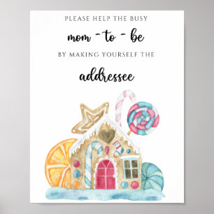 Cookie house - Help the Busy Mom-to-Be  Poster