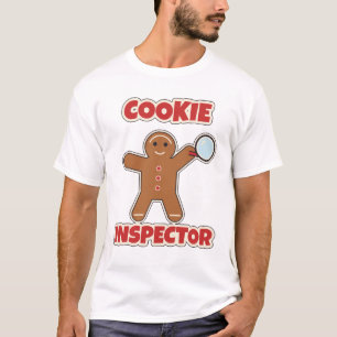 Cookie Inspector Gingerbread Christmas Baking T-Shirt