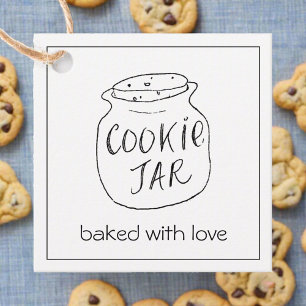 Cookie Jar Baked With Love Small Business Favour Tags