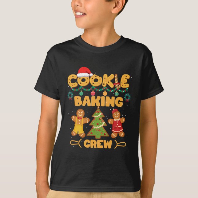 Cookie King Team Crew Xmas Family Matching Group 2 T-Shirt (Front)