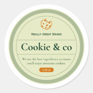 Cookie Labels, Yoghurt Labels, Labels For Jars