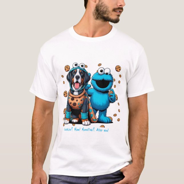 Cookie? Mine! Monster? Also mine! T-Shirt (Front)