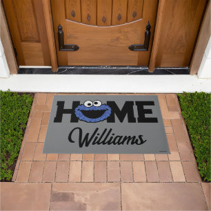 Cookie Monster   80's Throwback Doormat