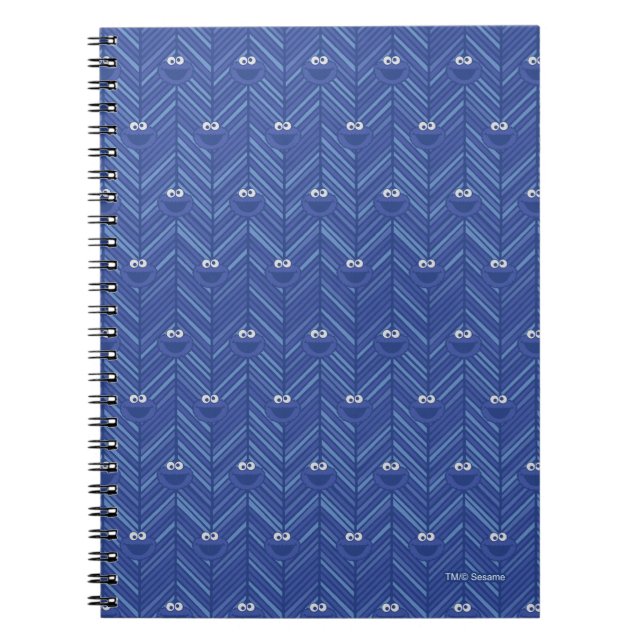 Cookie Monster | 80's Throwback Pattern Notebook (Front)