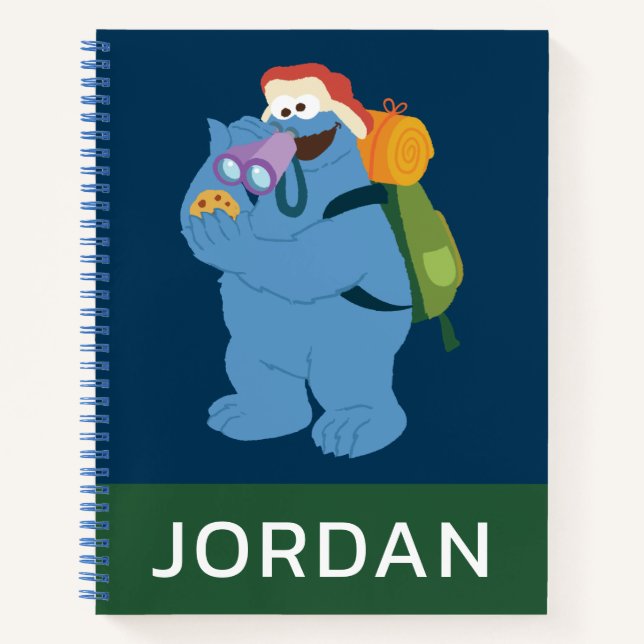 Cookie Monster | Add Your Name Notebook (Front)