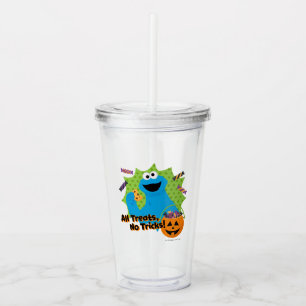 Cookie Monster All Treats, No Tricks! Acrylic Tumbler