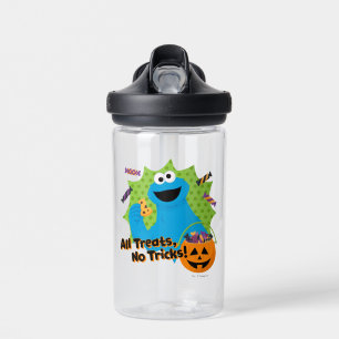 Cookie Monster   All Treats, No Tricks! Water Bottle