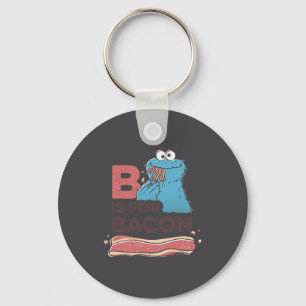 Cookie Monster B Is For Bacon Keychain