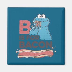 Cookie Monster B Is For Bacon Magnet