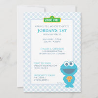 Cookie Monster Baby Birthday