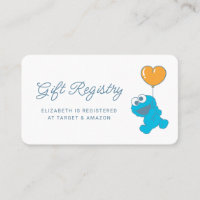 Cookie Monster Balloon Gift Registry