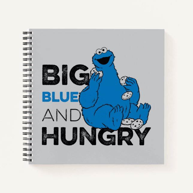 Cookie Monster | Big Blue & Hungry Notebook (Front)
