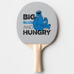 Cookie Monster   Big Blue & Hungry Ping Pong Paddle