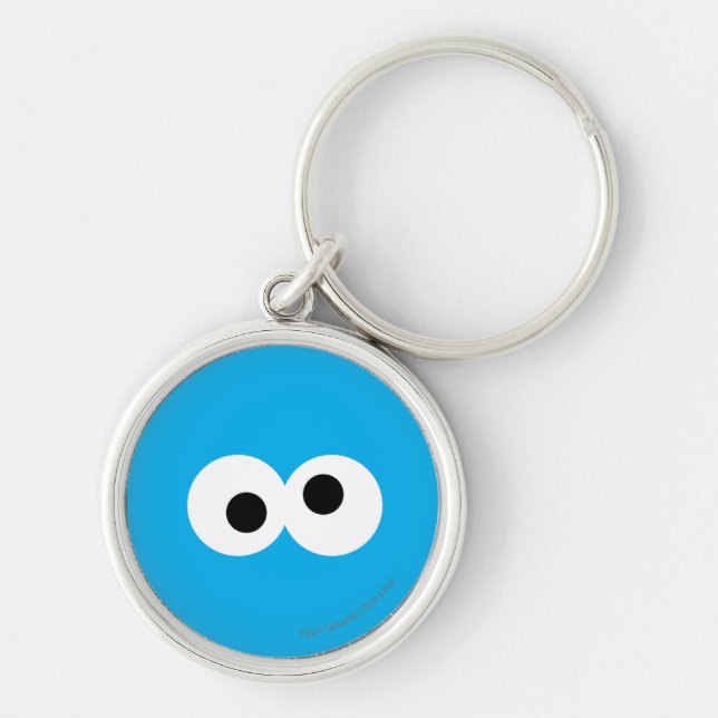 Cookie Monster Big Face Keychain (Front)