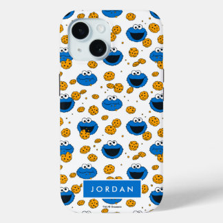 Cookie Monster | C is for Cookie Pattern iPhone 15 Case