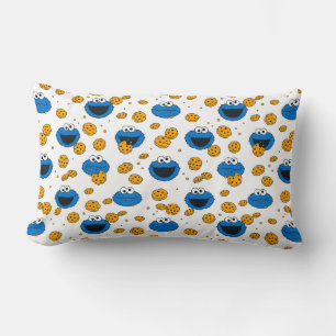 Cookie Monster   C is for Cookie Pattern Lumbar Pillow