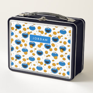 Cookie Monster   C is for Cookie Pattern Metal Lunch Box
