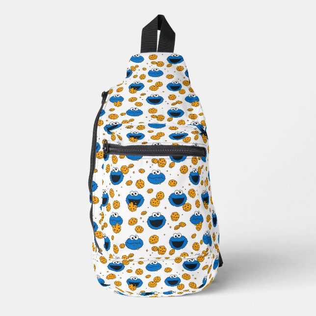 Cookie Monster | C is for Cookie Pattern Sling Bag (Front)